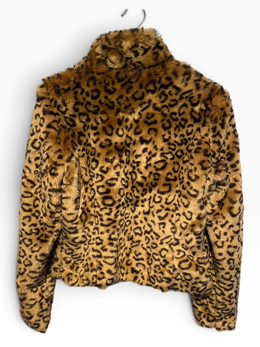 VINTAGE LAUREN RALPH LAUREN FAUX FUR CHEETAH ANIMAL PRINT JACKETS SZ MEDIUM - Picture 6 of 8